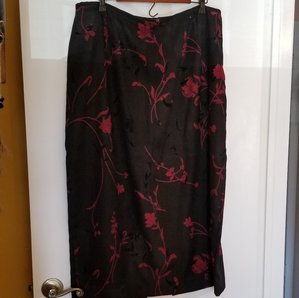 Lightwt. Loose Pencil Skirt